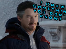 Doctor Strange looks like he has a secret